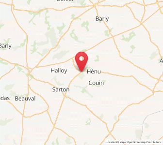 Map of Pas-en-Artois, Hauts-de-France