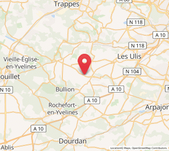 Map of Pecqueuse, Île-de-France