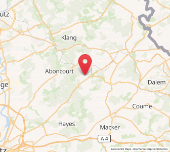 Map of Piblange, Grand Est
