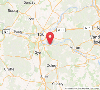 Map of Pierre-la-Treiche, Grand Est