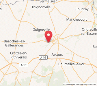 Map of Pithiviers-le-Vieil, Centre