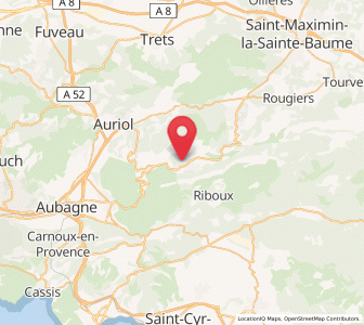 Map of Plan-d’Aups-Sainte-Baume, Provence-Alpes-Côte d'Azur