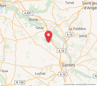 Map of Plassay, Nouvelle-Aquitaine