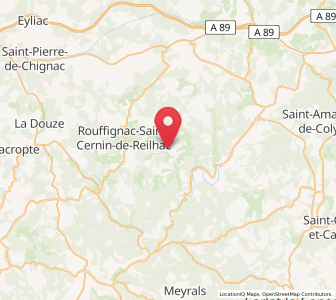 Map of Plazac, Nouvelle-Aquitaine