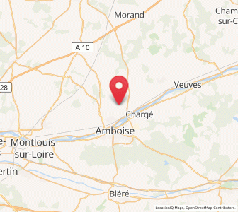 Map of Pocé-sur-Cisse, Centre