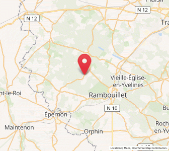 Map of Poigny-la-Forêt, Île-de-France