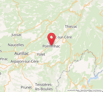 Map of Polminhac, Auvergne-Rhône-Alpes