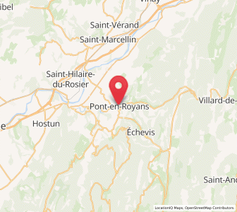 Map of Pont-en-Royans, Auvergne-Rhône-Alpes