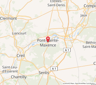 Map of Pont-Sainte-Maxence, Hauts-de-France