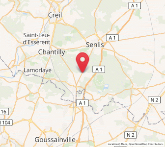 Map of Pontarmé, Hauts-de-France