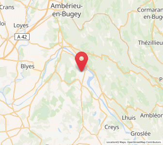 Map of Porcieu, Auvergne-Rhône-Alpes