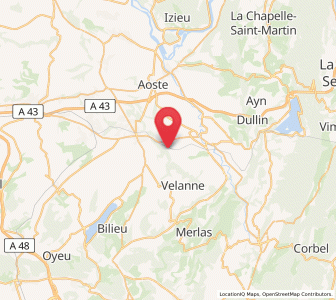 Map of Pressins, Auvergne-Rhône-Alpes