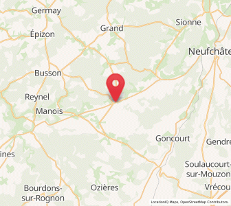 Map of Prez-sous-Lafauche, Grand Est