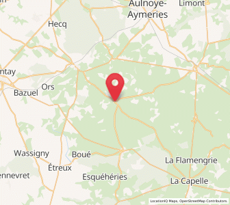 Map of Prisches, Hauts-de-France