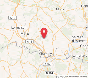 Map of Puiseux-le-Hauberger, Hauts-de-France