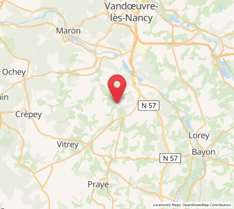 Map of Pulligny, Grand Est