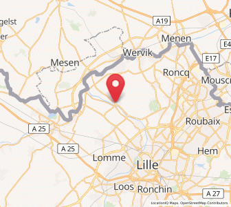 Map of Quesnoy-sur-Deûle, Hauts-de-France