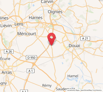 Map of Quiéry-la-Motte, Hauts-de-France