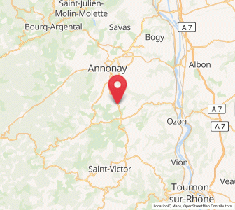 Map of Quintenas, Auvergne-Rhône-Alpes