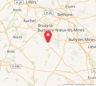 Map of Ranchicourt, Hauts-de-France