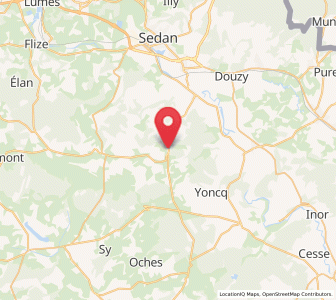 Map of Raucourt-et-Flaba, Grand Est