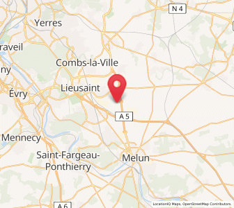 Map of Réau, Île-de-France