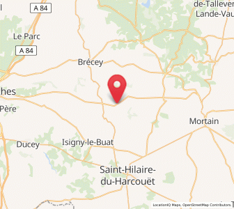 Map of Reffuveille, Normandy