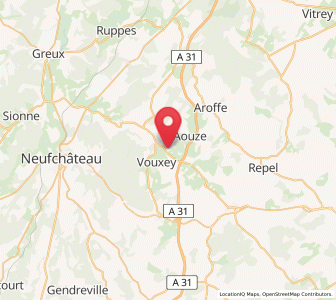 Map of Removille, Grand Est