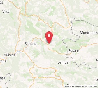 Map of Rémuzat, Auvergne-Rhône-Alpes