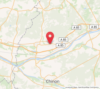 Map of Restigné, Centre
