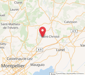 Map of Restinclières, Occitanie