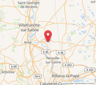 Map of Reyrieux, Auvergne-Rhône-Alpes