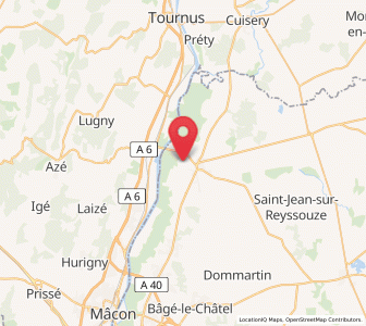 Map of Reyssouze, Auvergne-Rhône-Alpes