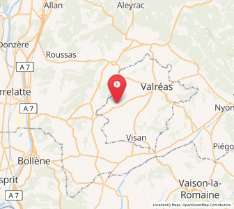 Map of Richerenches, Provence-Alpes-Côte d'Azur