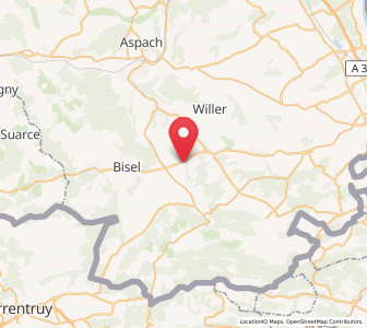 Map of Riespach, Grand Est