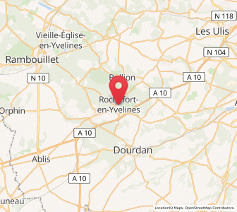 Map of Rochefort-en-Yvelines, Île-de-France