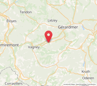 Map of Rochesson, Grand Est