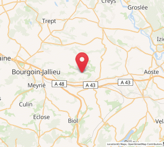 Map of Rochetoirin, Auvergne-Rhône-Alpes