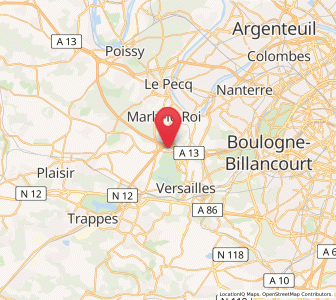 Map of Rocquencourt, Île-de-France