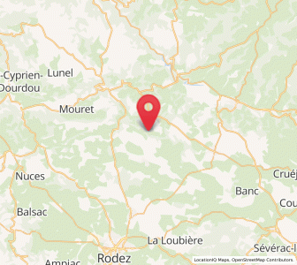 Map of Rodelle, Occitanie