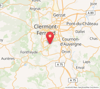 Map of Romagnat, Auvergne-Rhône-Alpes