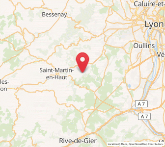 Map of Rontalon, Auvergne-Rhône-Alpes