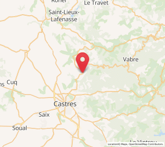 Map of Roquecourbe, Occitanie