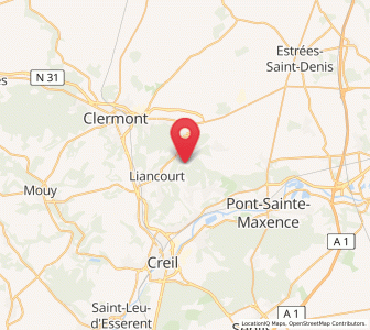 Map of Rosoy, Hauts-de-France