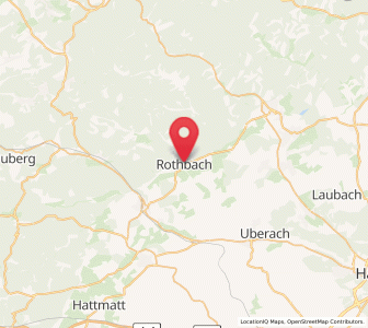 Map of Rothbach, Grand Est