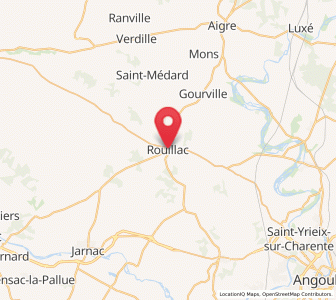 Map of Rouillac, Nouvelle-Aquitaine