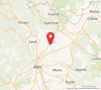 Map of Rousson, Occitanie