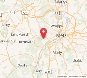 Map of Rozérieulles, Grand Est