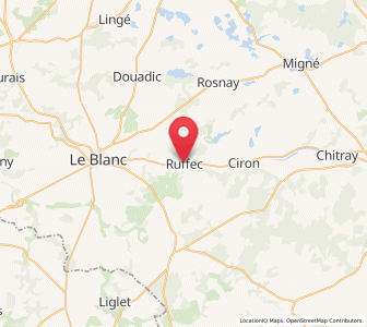 Map of Ruffec, Centre