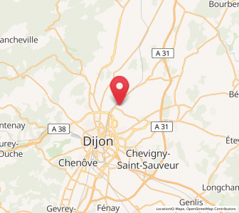 Map of Ruffey-lès-Echirey, Bourgogne-Franche-Comté